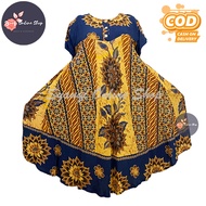 Daster Payung Jumbo XXXL LD 130 Klok Motif Batik Bunga Busui Kancing Dada - Daster Jumbo - Daster Su