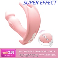 Butterfly Dildo Vibrator Wearable G Spot Clitoral Stimulator Massager Wireless Rechargable Sex Toy For Women Masturbator