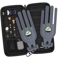 (PQMK) Golf Glove Holder with Stretcher & Hook - Protective Case for Golf Accessories Golf Glove Sto