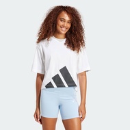 adidas Lifestyle Essentials Big Logo Boyfriend Tee Women White JG8737