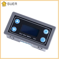 SUER 1 Channel Relay Module, XY-WJ01 LCD Display Relay Module, Controller DC 6-30V 0.01s-9999min Tri