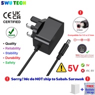 5V Power Supply Adapter (5.5mm x 2.5mm/2.1mm) UK Plug Power Adapter 5V1A/5V2A/5V3A (UKCA CE Certifie