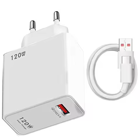 120W Gan 6A Fast Charger QC 5.0 USB Charger Quick Charge 5.0 Phone Charger for iPhone Huawei Samsung