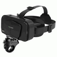 Others - 頭戴式3d VR眼鏡 [G10黑（英文）+R1迷你手柄]