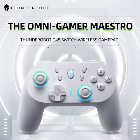 ThundeRobot G45 Pro Three-mode Wireless Gamepad Gaming Controller Hall Effect Built-in NFC for Switc