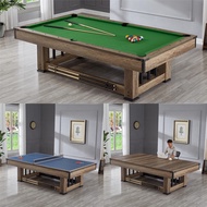 7ft/8ft/9ft 3 in 1 standard pool table home multifunctional pool table American black eight snooker 