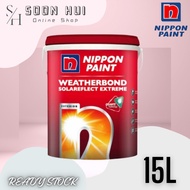 NIPPON PAINT Weatherbond Solareflect 15L Exterior Paint (12 Years protect)/Cat Luar/Nippon Exterior 