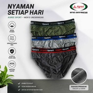 ( 3pc ) CD Agree Sport 2311 | Agree Sport Men's Rubber Boxer Briefs - Kshop