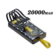 sạc dự phòng Trong Suốt PD 66w 20000mAh Cổng Sạc Nhanh 3.0 Với 2 Cổng Sạc Nhanh 66w Màn Hình LED thi