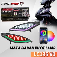 Dynopro LC135 V1 Signal Lamp Mata Gaban Light Dyno Pro Pilot Light LC V1 Bluetooth Control Lampu Dad