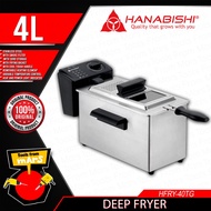 HANABISHI Stainless Steel Deep Fryer 4L HFRY-40TG TFM