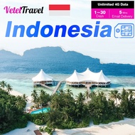Indonesia eSIM 1-30Days 500MB/1GB/3GB/5GB Unlimited 4G Data Instant Delivery