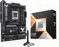 MICRO CENTER AMD Ryzen 7 9800X3D CPU Processor with ASUS TUF Gaming B850-PLUS WiFi AM5 ATX Motherboa