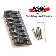 Tremolo fixed bridge electric guitar 7 string multiscale hipshot style