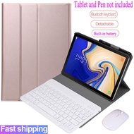 Galaxy Tab Keyboard Case for S4 S5e S6 S7 S7 FE A7 A7 Lite S6 Lite 10.4 wireless Bluetooth Keyboard 