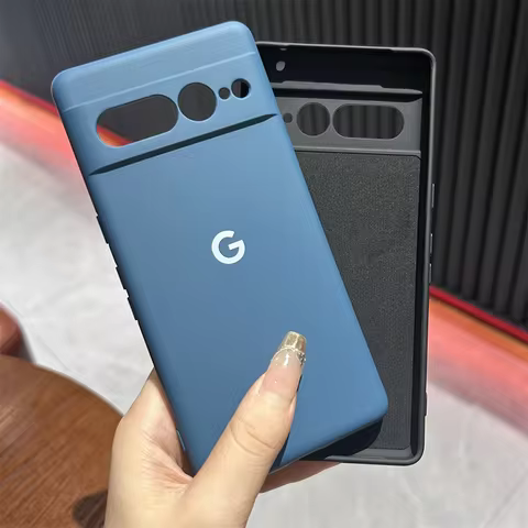 For Google Pixel 7 Pro Case Pixel 6 8 Pro 8A 7A 6A 5A Cover Fundas Coque Soft Original Liquid Silico