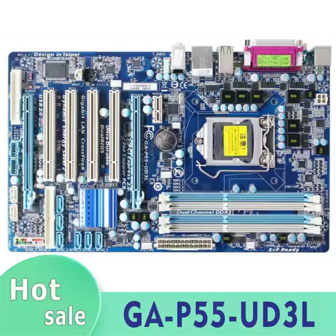 GA-P55-UD3L motherboard LGA 1156 DDR3 desktop motherboard 100% test