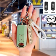 2/3 Buttons New Premium TPU Car Remote Key Case For Mazda 2/3/CX-3/CX-5/Skyactiv Key Cover Case Acce