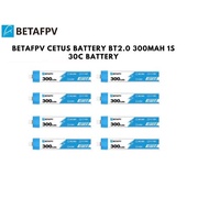 BetaFPV Cetus BT2.0 300mAh 1S 30C Drone Battery (1pcs) - Ready Stocks