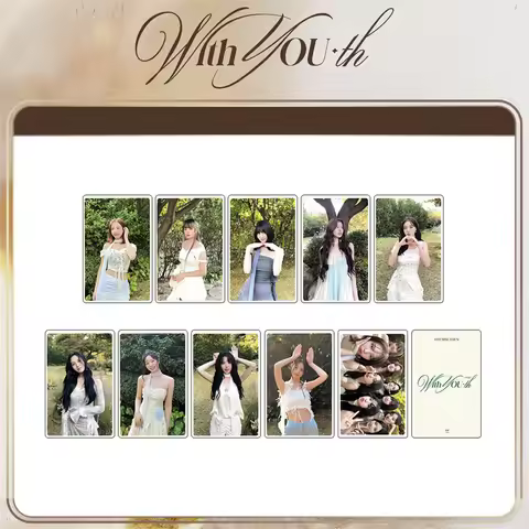 9pcs/set TWICE Mini 13 Album With YOU-th Album LOMO Card DAHYUN MOMO NAYEON SANA MINA AEYOUNG Gift P