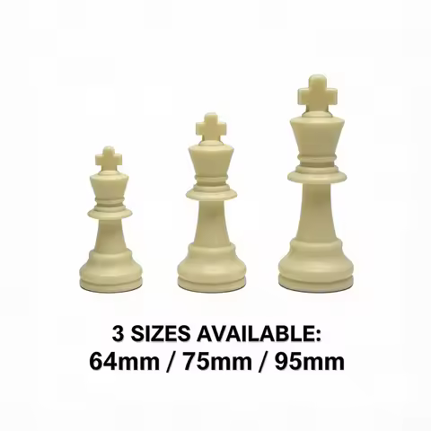 Luxury 32 Piece Chess Game High Quality King High 64mm 77mm 97mm Chess Chess Game Medieval Chess Toy