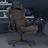 Gaming Chair Office Chair High-back Ergonomic Video Game Chair with Footrest Headrest Lumbar Support