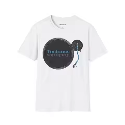Technics Sl1200 Turntable Design Dj T Shirt White