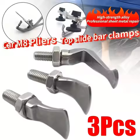 3Pcs Auto Sheet Metal Dent Repair Pliers Head Sheet Metal Car Door Body Edge Curl Head Repair Dent P