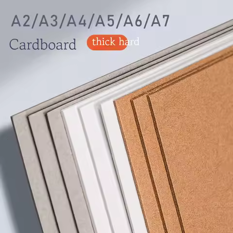A7/A6/A5/A4 White Kraft Paper DIY Card Making 10/25 Sheets 1/1.5/2mm Handmake Thick Craft Paper DIY