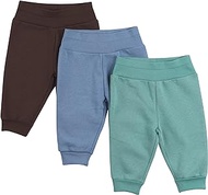 Unisex Baby Infants'’s Fleece Pull-on Pants, Flexy Super Soft 4-Way Sweatpants, Stretch Joggers for Babies &amp; Toddlers