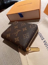 Brand new LV Wallet Card holder Zippy 散紙包 拉鏈款