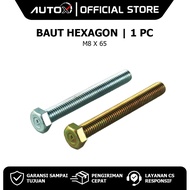 Hexagon Bolt 8 x 65 8X65 M M8x65 P Pitch 1 Key K 12 Bolt Hex Bolt