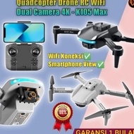 Quadcopter Drone RC WiFi Dual Camera 4K drone kamera jarak jauh