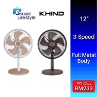 Khind 12" Table Fan 3 Speed Full Metal Body TF-121M