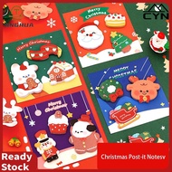 Notes, Cute Christmas Stickers, Cartoon Sticky Notepad, Office Supplies, School Stationery HOT