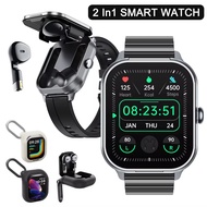 D8Pro Headset Smart Watch TWS 2 In 1 Wireless Bluetooth Headphones Blood Pressure Heart Rate Testing