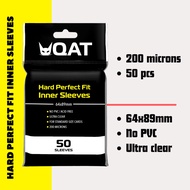 [QAT] HARD Perfect Fit Inner Sleeves for Standard Size Cards (64x89mm)