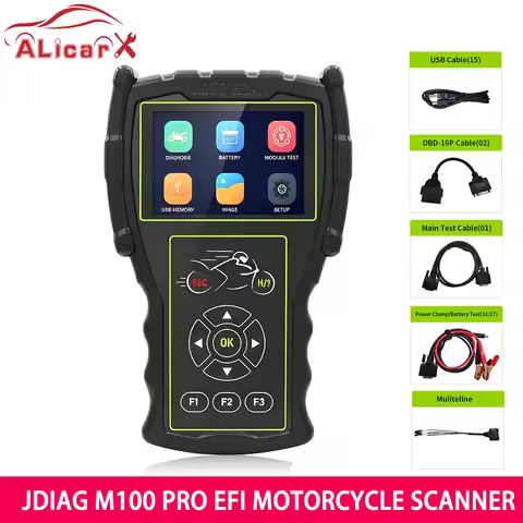 TopDiag M100 Pro Motorcycle Scanner OBD OBD2 Fault Code Reader Diagnostic Tool For BMW KTM Honda Kaw