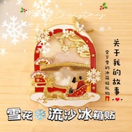 【Shipment Within 24 Hours】 Kreatif Hangzhou Danau Barat Salju Magnet Pendingin Kulkas Hadiah Ulang T