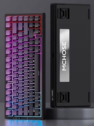 MCHOSE G75 pro Customizable Mechanical Keyboard Wireless Bluetooth Game Esports Side-Engraved Keycap