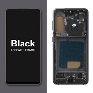 สำหรับ Samsung S21 ผ่านการทดสอบแล้ว สำหรับ S21 5G G991 G991B G991W G991U จอ LCD พร้อมทัชสกรีน ชุดเปล