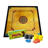 Standard Size (82cm x 82cm) Carrom Board Set With Carrom Men & Stricker/Set Papan Karom Dengan Buah 