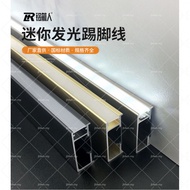 Aluminum Alloy LED Light with Skirting Line Light Slot Aluminum Alloy Light Extremely Narrow Baseboa
