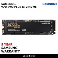 Samsung 970 EVO Plus NVMe M.2 Internal SSD 250GB l 500GB l 1TB l 2TB (5 Years Local Samsung warranty)