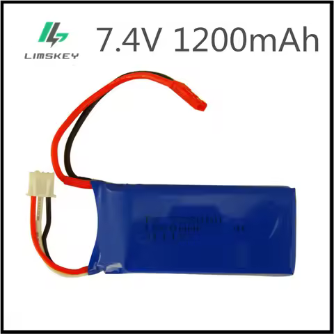 7.4V 1200mAh Lipo Battery For WLtoys V262 V333 V353B V666 Q212 RC Quadcopter Toys 7.4 V 1200 mAh 2S
