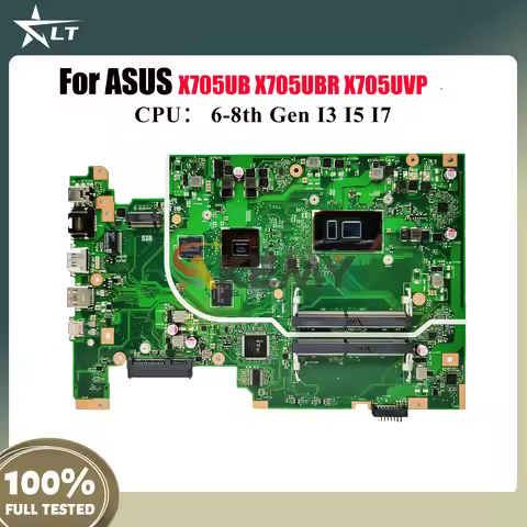 X705UB Laptop Motherboard For ASUS VivoBook X705UVP X705U F705U X705UBP X705UV X705UBR X705UNR X705U