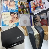 舊電影VCD連收藏簿📀光碟儲存 old movies Video disk album 💿 CD discs collection 懷舊拍攝道具 vintage old retro prop 時代遺物