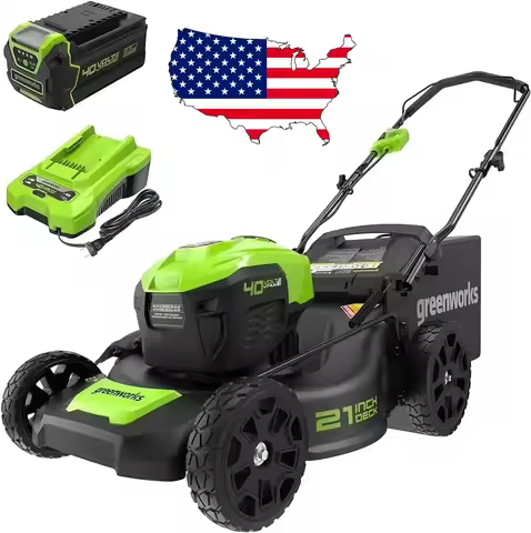 LMF413 Inch 40V Cordless Brushless Lawn, 21" Mower (5.0Ah), Run-time Varies Based on Grass Condition