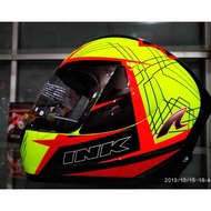 Ink Cl Max Yellow / Red Black Helmet