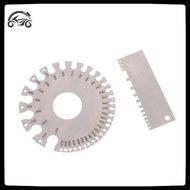 [8C11] 0-36 Round AWG SWG Wire Gauge Thiness Ruler Gauge Diameter Stainless Steel Measurer Tool Weld